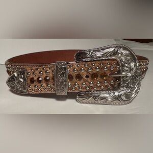 Women’s cowhide leather belt size 34